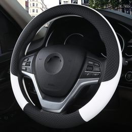 Steering Wheel Covers Car Steering-Wheels Cover 38cm 15"Leather For 1 2 3 4 5 6 7 Z Series E46 E90 E87 F20 F22 F45 F30 G20 E60 F10