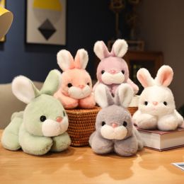 Manufacturers wholesale 25cm 5 Colour Easter plush rabbit doll party rabbit plush toy children's birthday present