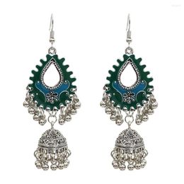 Dangle Earrings Classic Drop Pendant Jhumki For Women Vintage Fire Clock Afghan Pakistan Gypsy Ethnic Tribe Bride Ear Jewellery