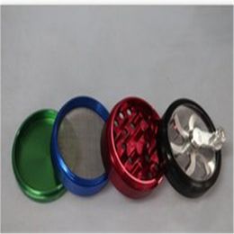 Smoking Accessories Hand Metal Cigarette Grinder 4-layer Aluminium Cigarette Grinder Manual Colour Cigarette Grinder