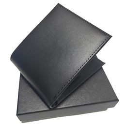 Fashion Italy Mens Wallet Cardholder High-quality Leather Wallets for Men Male Casure Short Tote Bag Folding Craft Designer Purse 246v