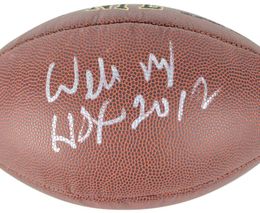 WILLIE ROAF Hunt Clark Kelly JOHNSON WINSLOW McCaffrey Polamalu Autographed Signed signatured signaturer auto Autograph Collectable football ball