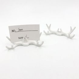 Wedding Decoration Resin Antler Place Card Holder for Wedding Favours Supplies Wholesale SN679