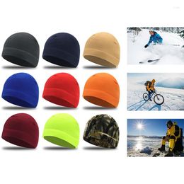 Cycling Caps Unisex Warm Fabric Outdoor Sports Cold-proof Wind-proof Mountaineering Hats Fishing Skiing Running Men's