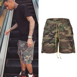 Men's Shorts Vintage Camouflage Cargo Shorts Mens Three-dimensional Tailoring Pocket Army Short Hip Hop Streetwear All-match Casual Short 230215