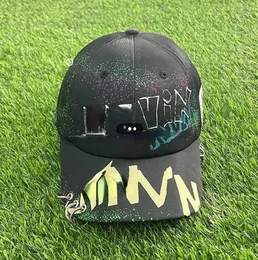 Europe and America Baseball Cap for Men Black Fashion Graffiti Caps Adjustable Hip-hop Sunhats