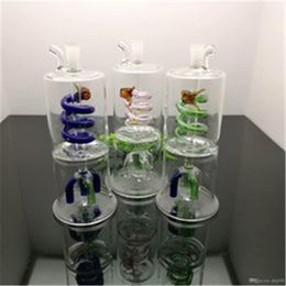 Europe and the United States on the hot four claw Panlong Philtre glass hookah Wholesale Glass Water Pipes Tobacco Accessories Glass Ash Catc