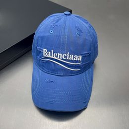 Bonés casais verão esportes designer bola bonés férias viagem lavagem de água estilo antigo carta impressão 5 cores casquette