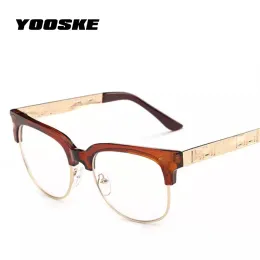 All-match Sunglasses Women Men Optics Prescription Spectacles Frames Vintage Plain Glass Eyewear