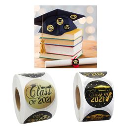 Wallpapers 500 Pieces Graduation Sticker DIY Gift Wrap Packaging Stickers Roll Tape Tag Sticky Label Baking Package