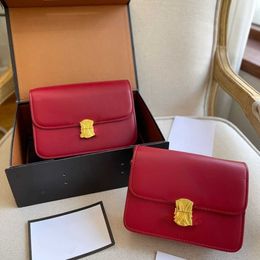 Luxury Designer bags Handbag Shoulder Crossbody Bag Tote Genuine Leather Women's 2023 New Old Flower Box Tofu Retro Shoulder Messenger Bag Factory Direct Sale