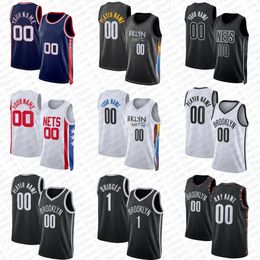 NBA_ Basketball Jerseys 75th Custom Men Women Youth Brooklyn''Nets''Kevin 7  Durant's Ben 10 Simmons Kyrie 11 Irving's Patty 8 Mills''nba''print 