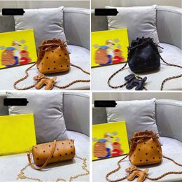 Classic leather mini messenger bag fashion versatile one shoulder boston bag lightweight leather chain messenger bag