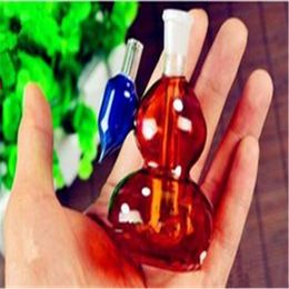 Smoking Pipes White Point Reverse Water Mini Hulu Water Tobacco Pot Bongs Oil Burner Pipes Water Pipes Glass Pipe Oil Rigs Smoking