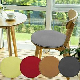 Pillow Candy Colors Garden Fabric Plain Round European Dining Chair Creative Sofa 38 38cm