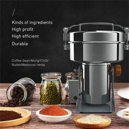 Grains Spices Cereals Coffee Dry Food Grinder Electric Grain Mill Beans Crusher Coffee Machine Powder Crusher
