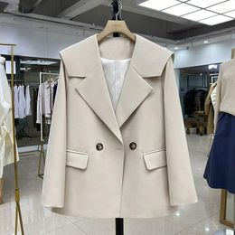 Women's Suits Autumn Winter Loose Women's Suit Casual Professional Office Coat In Blazer Coats Jackets Long