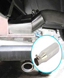Manifold Parts Universal Exhaust Tip Replacement Stainless Steel Silver Colour Pipe End Tail Throat For Car9569732