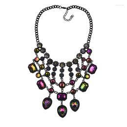 Choker Luxury Multicolor Tassel Women Vintage Maxi Statement Large Collar Neckalce Jewellery Big Bib Necklace