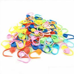 Craft Tools 1000Pc Mix Color Plastic Knitting Locking Stitch Markers Crochet Latch Needle Clip Hook Drop Delivery Home Garden Arts Cr Dh2Ay