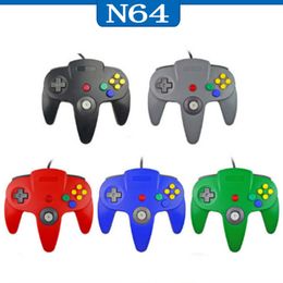 N64 Controller Wired Controllers Classic N64 64-bit Gamepad Joystick for N64 Console Video Game System Dropshipping