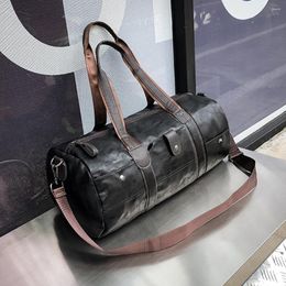 Outdoor Bags Handbag Cylindrical Round Waterproof Soft Purse Light Capacity Stylish Multi-Function Gym Yoga Travel Unique