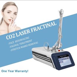 Fractional RF Co2 Laser Machine 10600nm Acne Treatment Spot Freckle Scars Removal Wrinkle Remover Vaginal Tightening Beauty Equipment Skin Rejuvenation Device