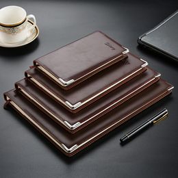 Notepads Exquisite Diary Notebook Classical Stationery A5 Notepad B5 Thickening Vintage Memo Agenda Metal Corner Joural Book