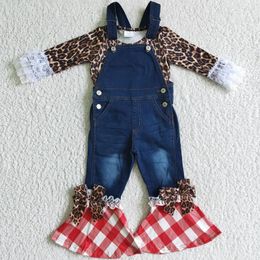 Clothing Sets Baby Girl Clothes Boutique Kids Jeans Overalls Outfits Fashion Toddler Girls Wholesale Children Set