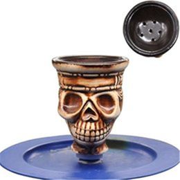 Smoking Pipes 2020 New Skeleton Ceramic Hotpot