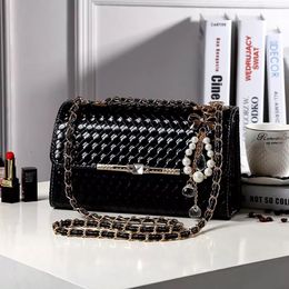 HBP Fashion crossbody bag woven women's bag pearl decorative casual shoulder bags