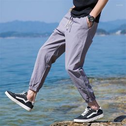 Men's Pants 2023 Male Trousers Mens Joggers Drawstring Solid Pockets Sweatpants Plus Size M-6XL Men Hip Hop Pencil