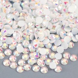 Nail Art Decorations 10000pcs 2mm AB Jelly Rhinestones Resin Flat Back Glitter Strass Charms Accessories DIY 3D WholesaleNail