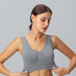 Yoga Outfit Fitness Sleeping Bras Lovely Young Solid Outdoor Breathable Underwear Bra Women's Seamless