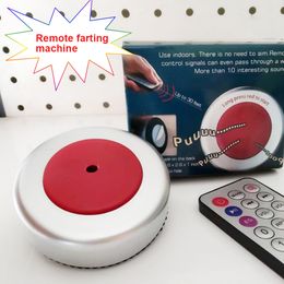 Novelty Games Sell Funny Remote Control Fart Machine Remote Gag Gift Joke Prank Novelties Machine Sound Generator Spoof Toy 230216