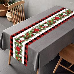 Table Cloth Home Tablecloth Cover Merry Christmas For Runner Xmas Ornament Decoration Year Party Supplies