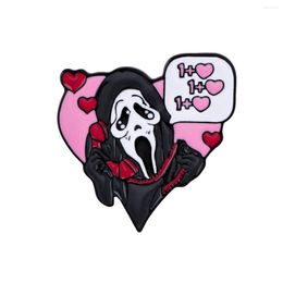 Brooches Halloween Decorations Horror Men Women's Enamel Pins Lapel For Backpack Badges Accessories Friends Gifts