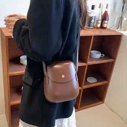 Evening Bags Women Bag Pure Color Shoulder Fashion Korea Style 2023 Crossbody Female Wild Ins Mobile Phone Trend Messenger