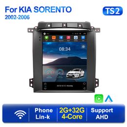 Multimedia-Player GPS Auto DVD Radio Video für Kia Sorento BL 2002 - 2006 Carplay Stereo 2 DIN Android 11 für Tesla Stil