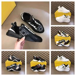 New Perfect-brands Mens Flow Sneakers Shoes Comfort Casual Walking Mens Sports Shoe Zipper Rubber Mesh Lightweight Skateboard Runner Sole Tech Fabrics Trainer