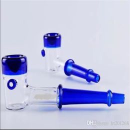 Blue pipe smoking Wholesale Glass bongs Oil Burner Glass Pipes Water Pipes Glass Pipe Oil