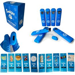 Elektronische Zigaretten Cookies Vape Pen E-Zigaretten 1,0 ml Einweg-Vape-Stift Blue Cookies Wiederaufladbarer 280-mAh-Akku Leere Patronen mit Plastik-Druckverschlussbeuteln