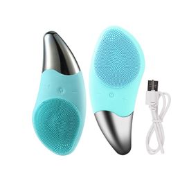 Skin care tool Electric Face Cleansing Brush Silicone Sonic for cleansing and exfoliating target cleaner personal skincare brushes USB rechargeable with case