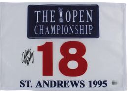 John DALY Autographed Signed signatured auto Collectable MASTERS Open golf pin flag