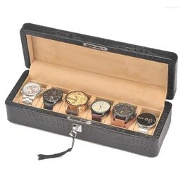 Watch Boxes Freight Free Mechanical Retro Simple First Layer Cowhide Box Storage