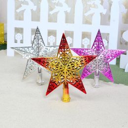 Christmas Decorations Decorative Eye-catching 3D Tree Top Star Decoration For Home