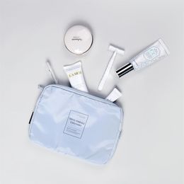Simple portable makeup bag small wash gargle bag for men and women light and thin sundry storage bag294e