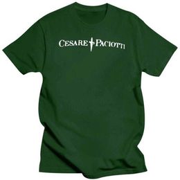 Abbigliamento firmato T-shirt Maglia Maniche Corte Uomo Cesare Paciotti Crew T-shirt da uomo di marca T-shirt da uomo quotidiana con stampa tinta unita estiva
