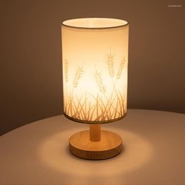 Table Lamps Wooden Reading Light Nordic Decoration USB Powered Bedside Lights Eye Protection Home Appliance For College Dormitory