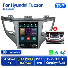2 Din Car dvd Multimedia DSP Android Auto Radio for Hyundai IX35 Tucson 3 2015-2018 Carplay GPS 2din Autoradio BT